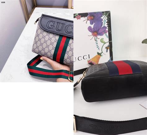 Tas doek Gucci zwart in Doek 